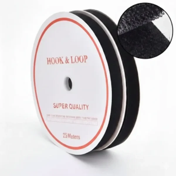 25 mm (0.98 in) Hook and Loop Fastener Tape - 25 Meters (27.3403 Yards)