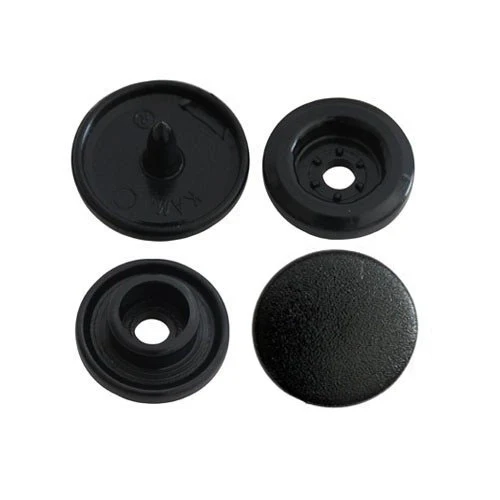 15mm Black Plastic Snap Buttons- 1000 pieces
