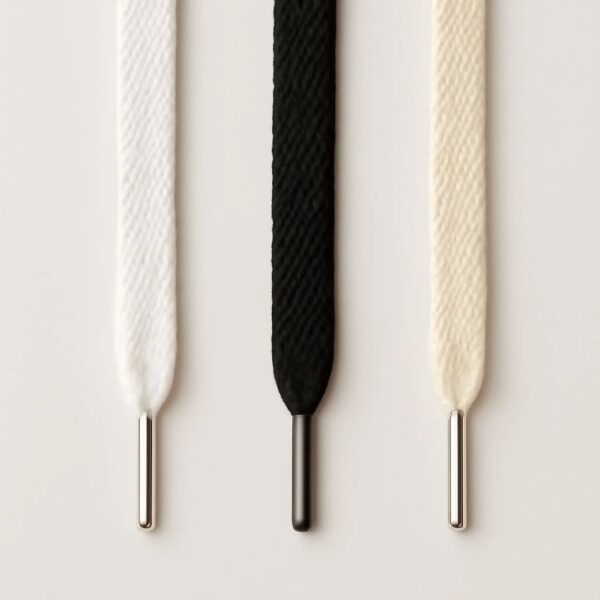 100 Pieces Cotton Laces – 130 cm for Shoes, Clothing & Crafts