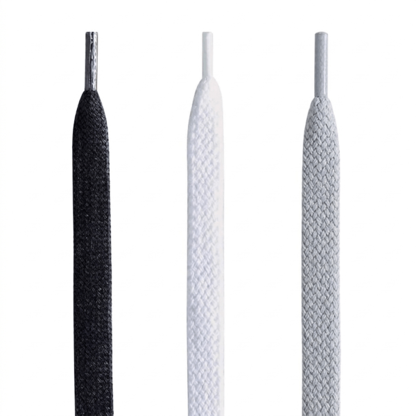 Lacets en polyester – 130 cm pour chaussures, vêtements et loisirs créatifs – Lot de 100 pièces