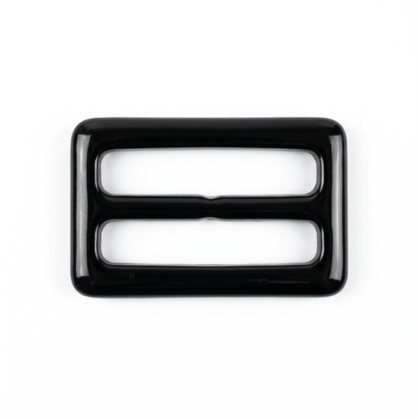 50 mm Black Plastic Buckle - 100 Pieces