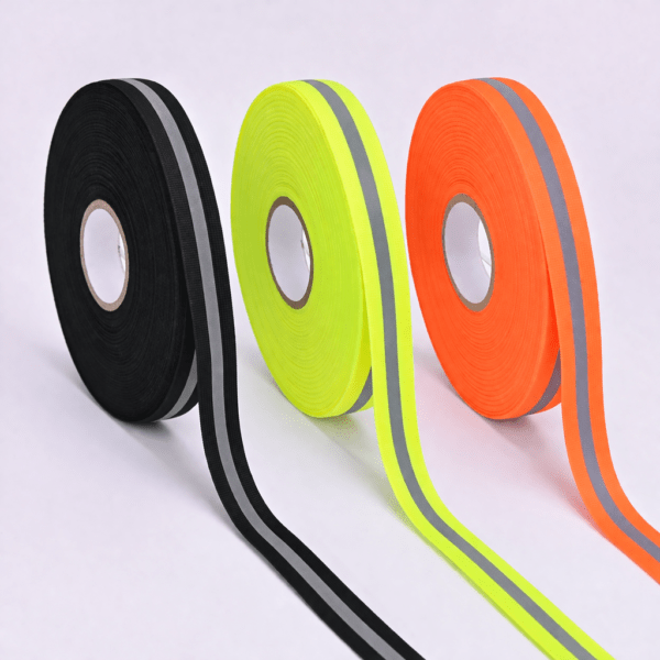 Ruban réfléchissant en tissu Oxford 10 × 5 mm | (Rouleau de 50 m)